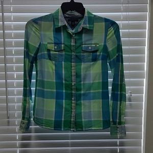 Tommy Hilfiger Plaid Button Up